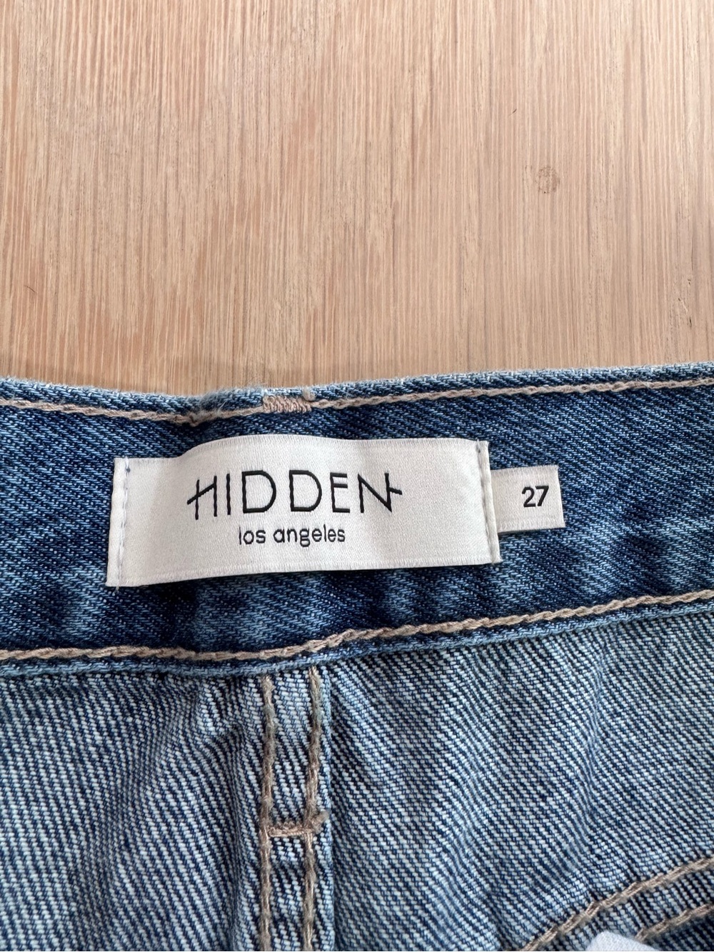 Hidden Jeans Alyx Highrise Baggy Jean Medium Dark Size 27 - Picture 4 of 8